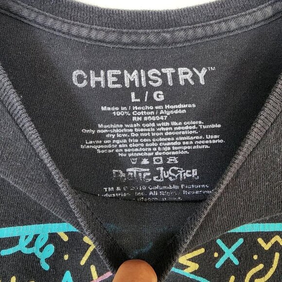 Chemistry Mens Black Poetic Justice Tupac Graphic T-Shirt, Size Large - Picture 8 of 8